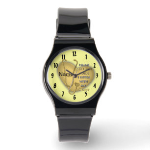 Yellow Heart Air Force Nurwatch Armbanduhr