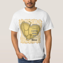 Yellow Heart Midfrau Nurse T-Shirt