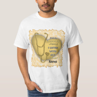 Yellow Heart Midfrau Nurse T-Shirt