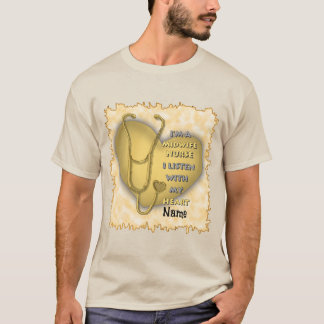 Yellow Heart Midfrau Nurse T-Shirt