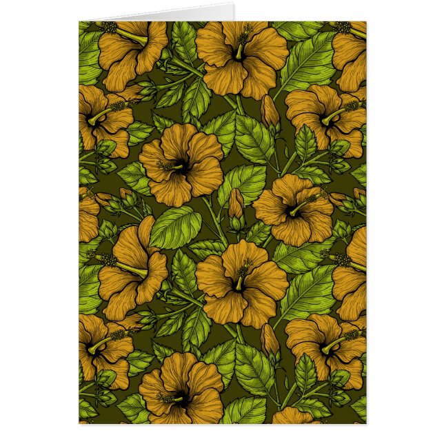 Yellow hibiscus (Vorne)