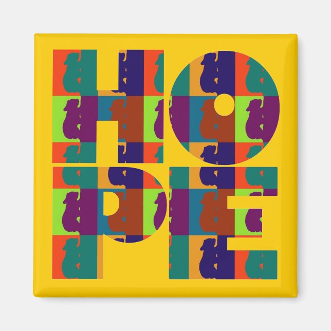 Yellow HOPE Magnet (Vorne)