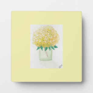 Yellow Hydrangea Fotoplatte