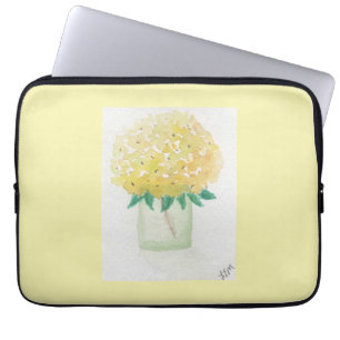 Yellow Hydrangea Laptopschutzhülle