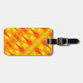 Yellow Ikat auch X Miami Gepäckanhänger