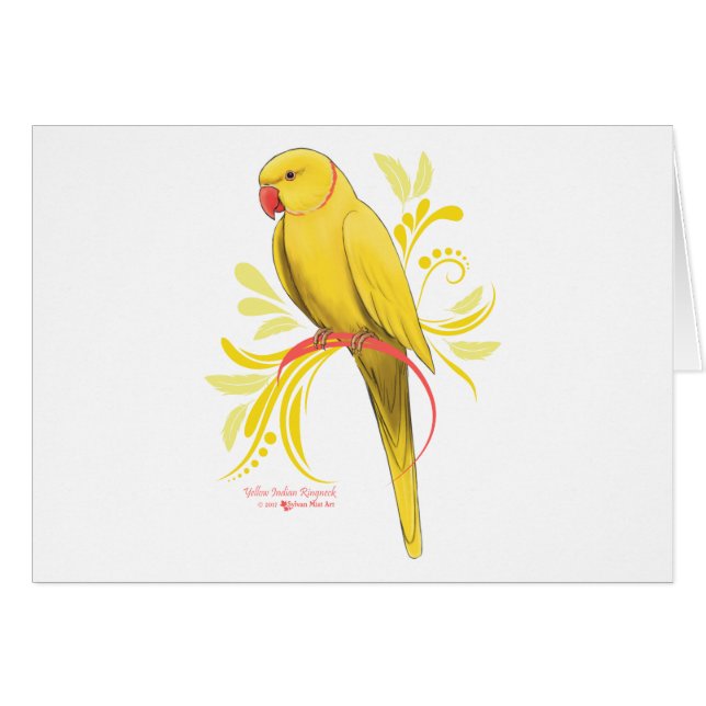 Yellow Indian Ringneck (Vorderseite (Horizontal))