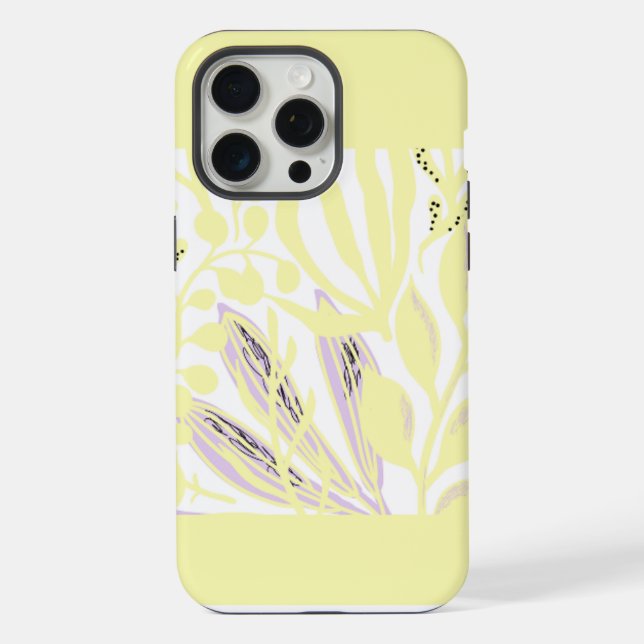 Yellow IPhone Case Hülle (Rückseite)