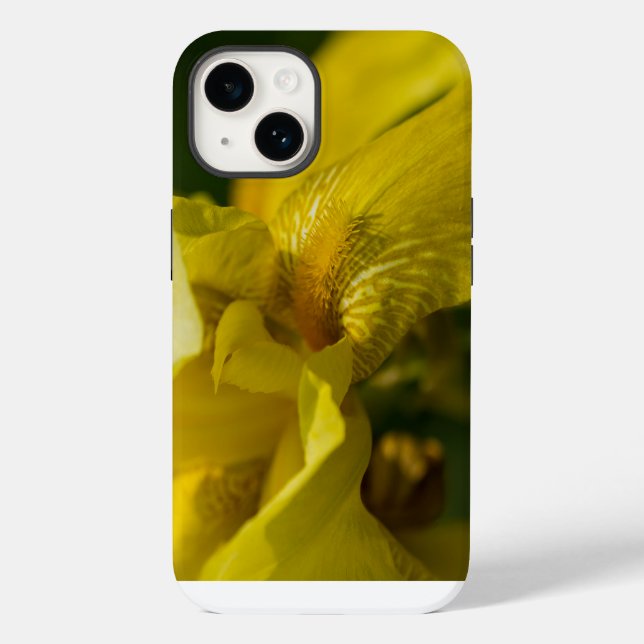 Yellow Iris Beard iPhone Case (Rückseite)