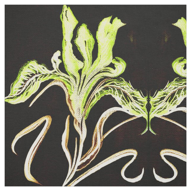 Yellow Iris Stoff (Muster)