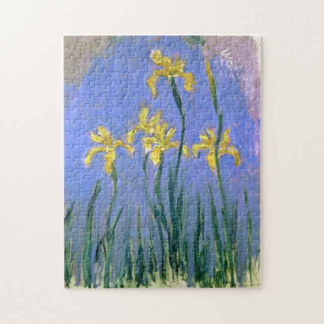Yellow Irises Claude Monet Fine Art Puzzle (Vertikal)