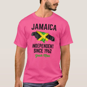 Yellow Jamaica 60. Unabhängigkeitstag Jamaika 60 i T-Shirt