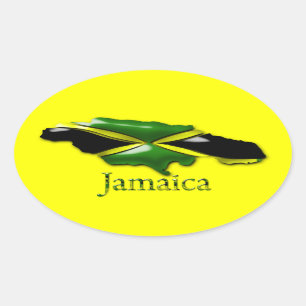 Yellow Jamaica Sticker
