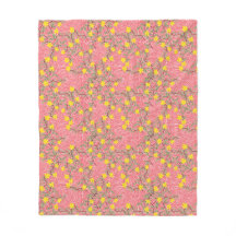 Yellow Jasmine Blume auf Korallenrosa