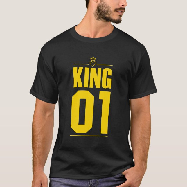 Yellow King and Queen 01 T-Shirt (Vorderseite)