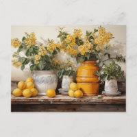 Yellow Kitchen Shelf Lemons Yellow Jar Blume