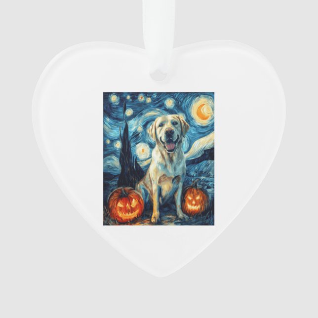 Yellow Labrador (1) Ornament (Vorderseite)