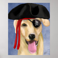 Yellow Labrador Pirate