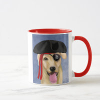 Yellow Labrador Pirate