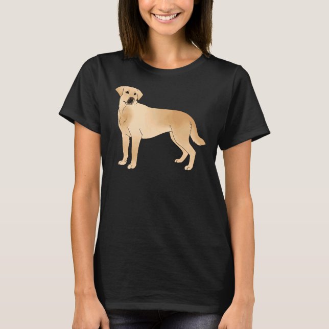 Yellow Labrador Retriever 60 T-Shirt (Vorderseite)