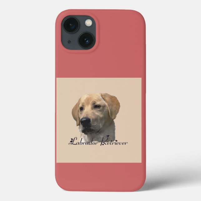 Yellow Labrador Retriever Art Geschenke Case-Mate iPhone Hülle (Rückseite)