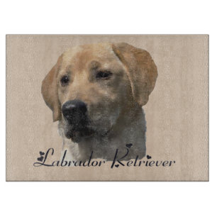 Yellow Labrador Retriever Art Geschenke Schneidebrett