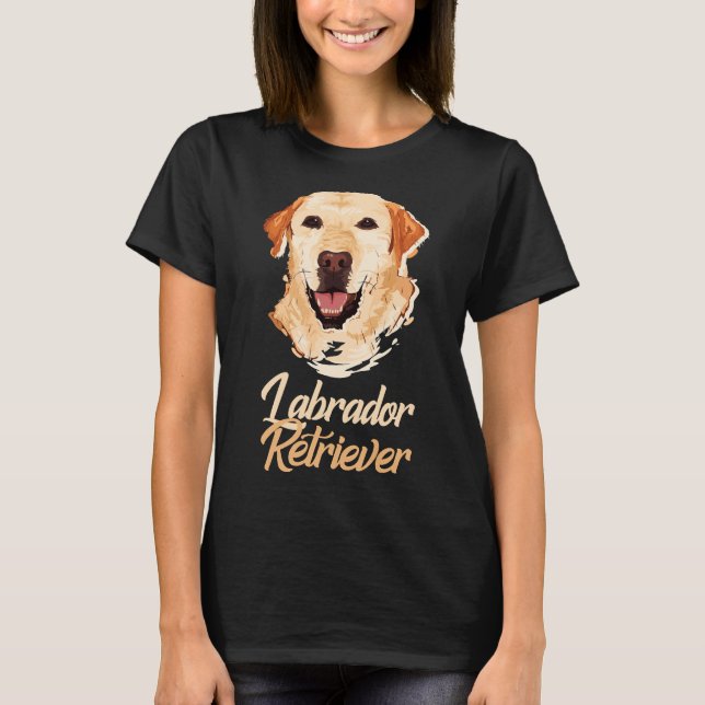 Yellow Labrador Retriever! besonders für Labrador T-Shirt (Vorderseite)
