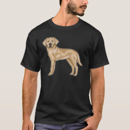 Yellow Labrador Retriever Canine Cartoon Labrador  T-Shirt