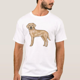 Yellow Labrador Retriever Cartoon Labrador Hunde K T-Shirt