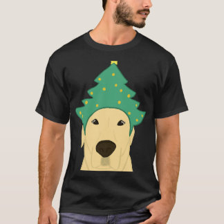 Yellow Labrador Retriever Christmas T-Shirt