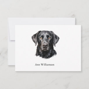 Yellow Labrador Retriever Danke Karte