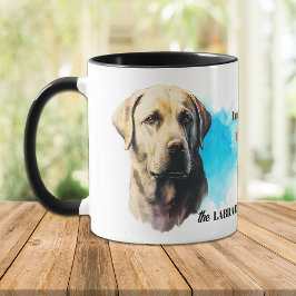Yellow Labrador Retriever Dog Loyal Friend Tasse