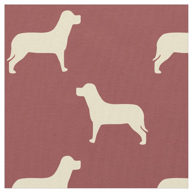 Yellow Labrador Retriever Dog Pattern Stoff (Nahaufnahme)
