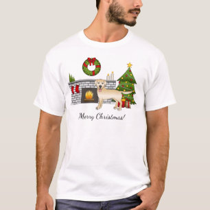 Yellow Labrador Retriever - Festlicher Weihnachtsr T-Shirt