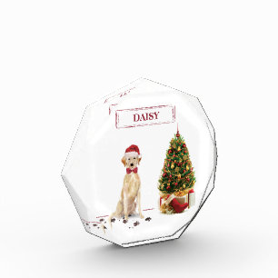 Yellow Labrador Retriever Funny Christmas Dog Fotoblock