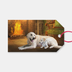 Yellow labrador Retriever Geschenkanhänger