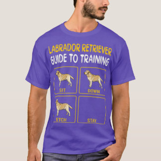 Yellow Labrador Retriever Guide to Training Dog T-Shirt