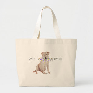 Yellow Labrador Retriever Party Jumbo Stoffbeutel