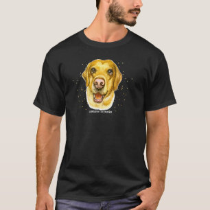 Yellow Labrador Retriever Portrait 4 Labrador Dog  T-Shirt