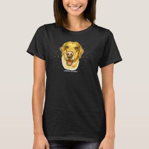 Yellow Labrador Retriever Portrait 4 Labrador Dog  T-Shirt