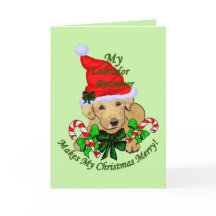 Yellow Labrador Retriever Puppy Christmas Geschenk