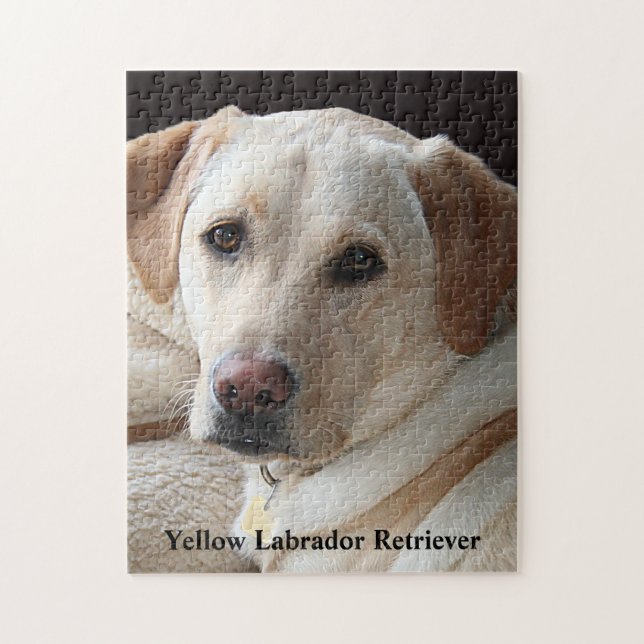 Yellow Labrador Retriever Puzzle (Vertikal)