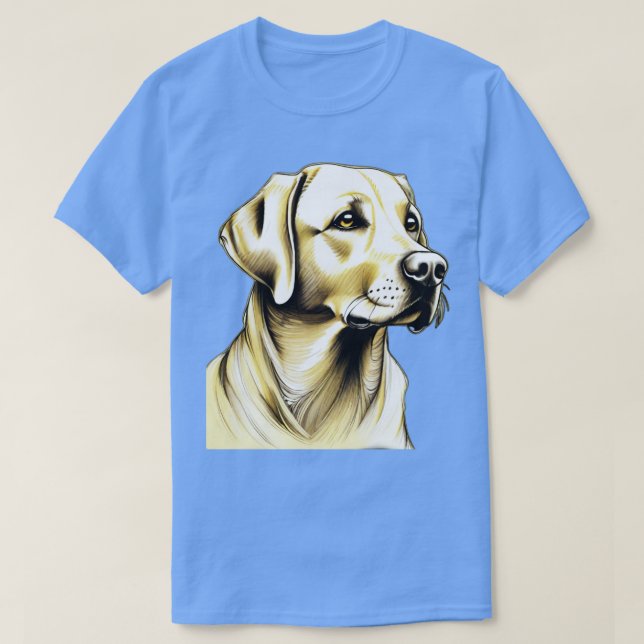 Yellow Labrador Retriever T-Shirt (Design vorne)