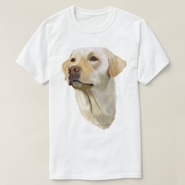 Yellow Labrador Retriever T-Shirt (Design vorne)