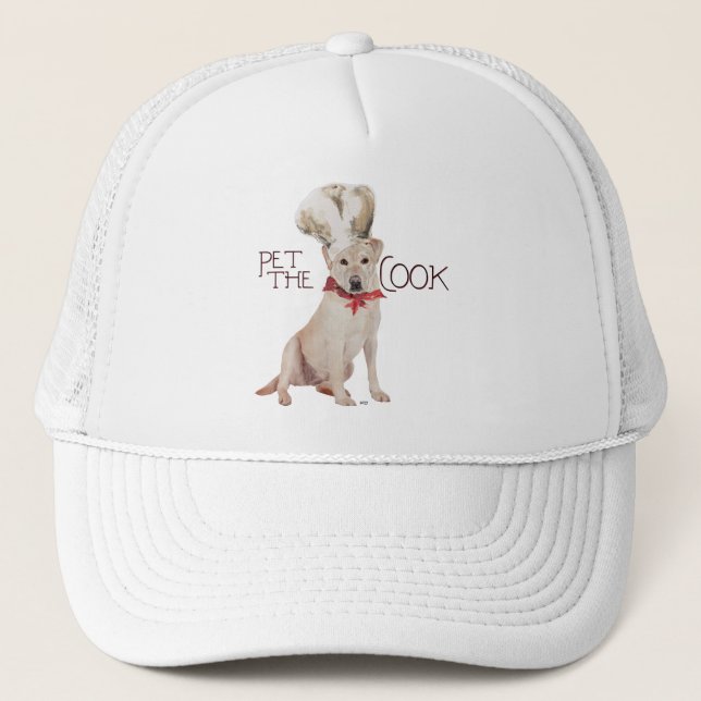 Yellow Labrador Retriever Truckerkappe (Vorderseite)