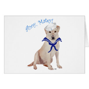Yellow Labrador Sailor