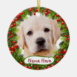 Yellow Labrador Weihnachtsschmuck