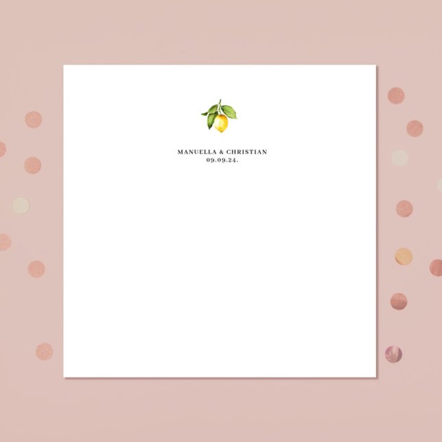 Yellow Lemon Serviette (Von Creator hochgeladen)