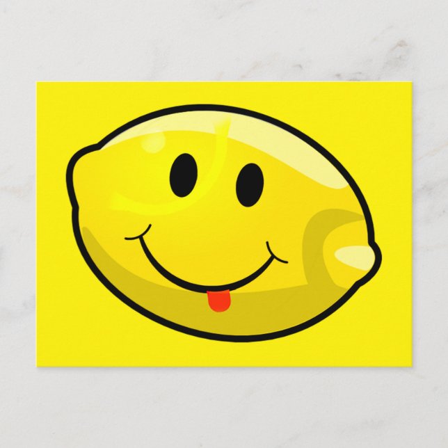Yellow Lemon Tongue Postkarte (Vorderseite)