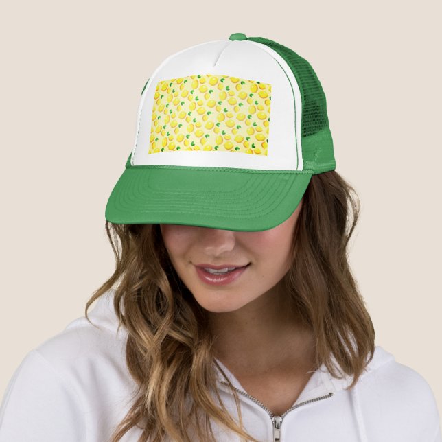 Yellow Lemon Trucker Hat Truckerkappe (Beispiel)