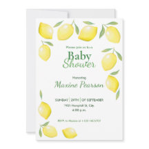 Yellow Lemons Babydusche